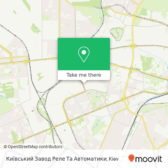 Київський Завод Реле Та Автоматики map