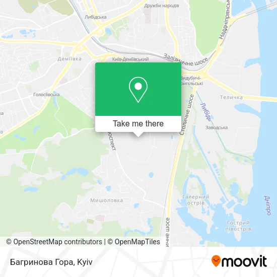 Карта Багринова Гора