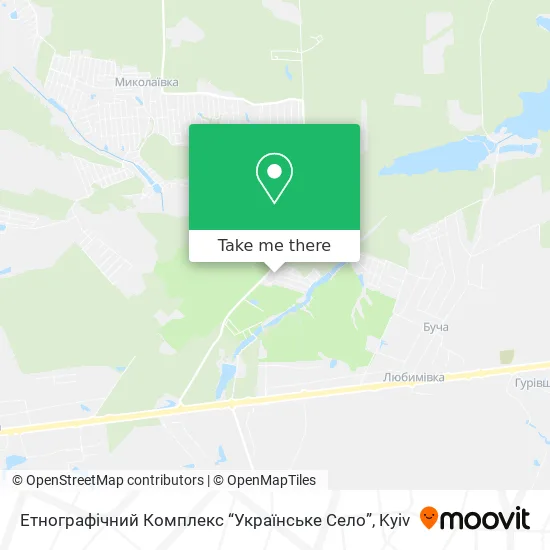 Етнографічний Комплекс “Українське Село” map