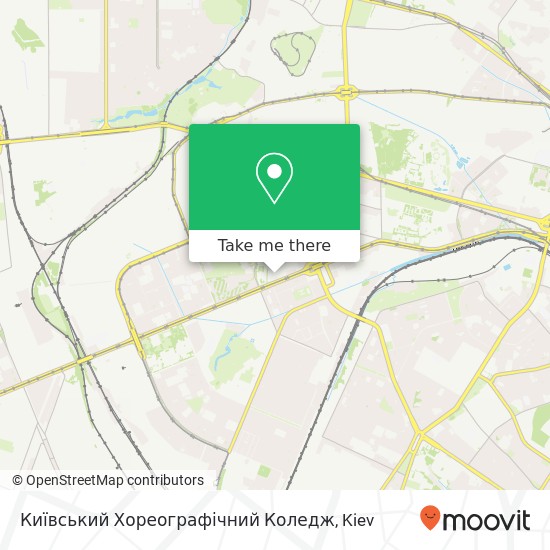 Київський Хореографічний Коледж map