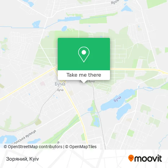 Карта Зоряний