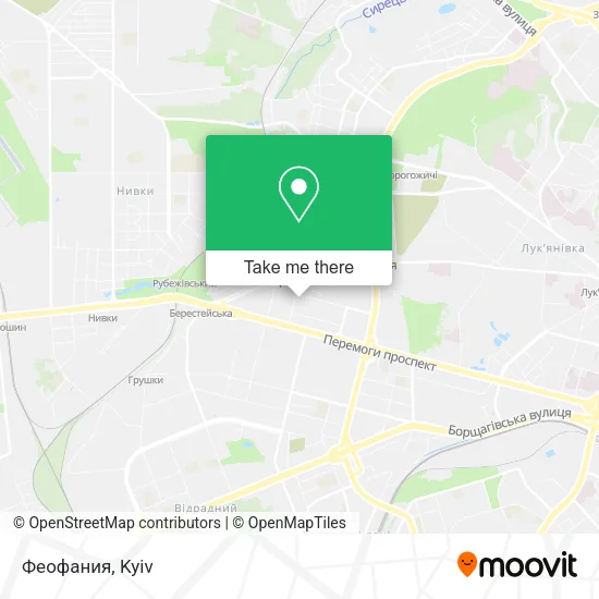 Карта Феофания