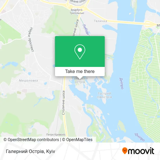 Галерний Острів map