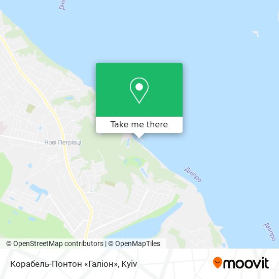 Корабель-Понтон «Галіон» map