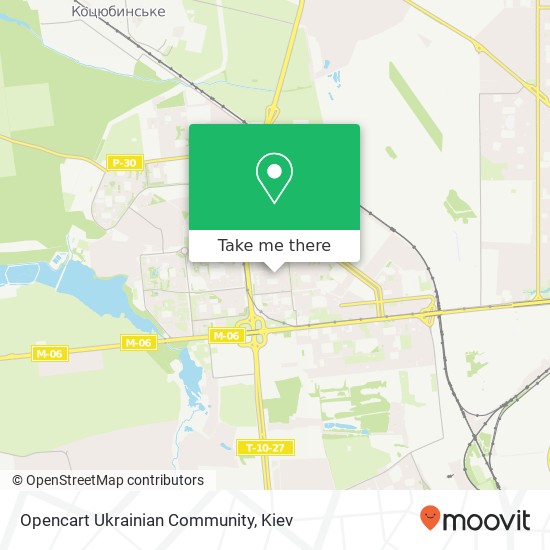 Opencart Ukrainian Community map