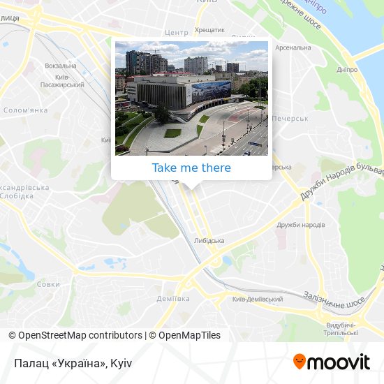 Палац «Україна» map