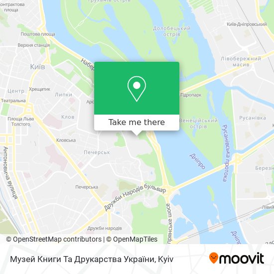 Музей Книги Та Друкарства України map