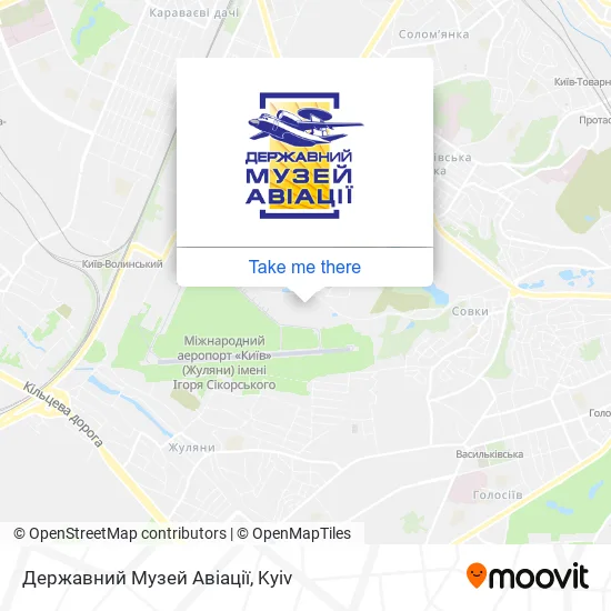 Державний Музей Авіації map