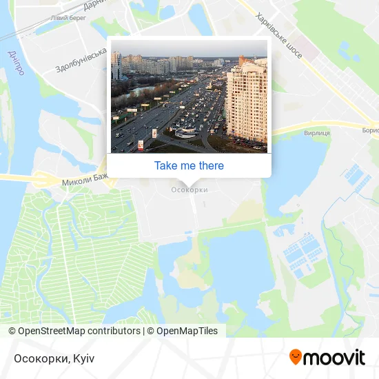 Карта Осокорки