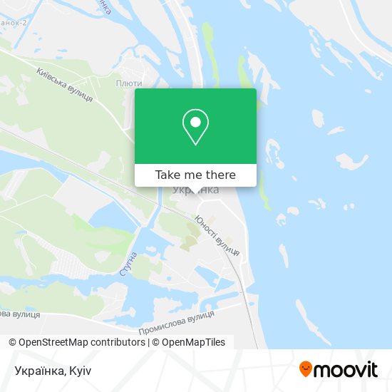 Українка map