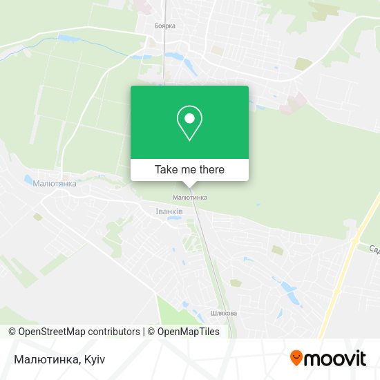 Карта Малютинка