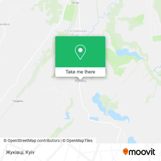 Карта Жуківці