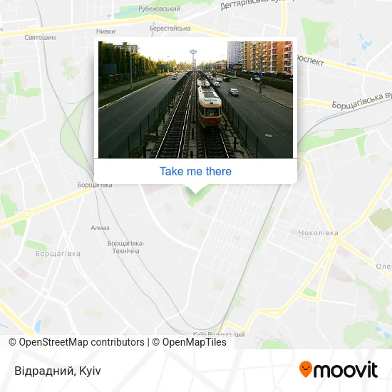 Карта Відрадний