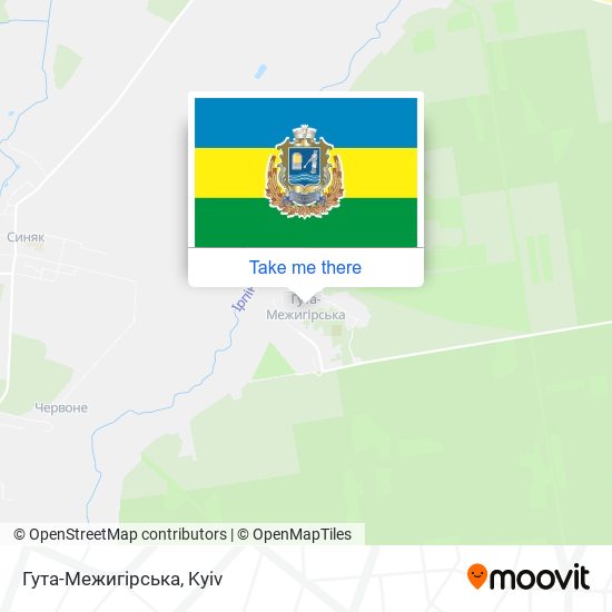 Гута-Межигірська map