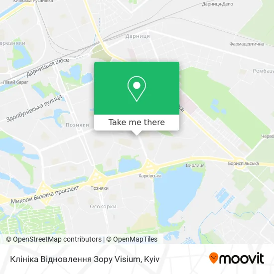 Клініка Відновлення Зору Visium map
