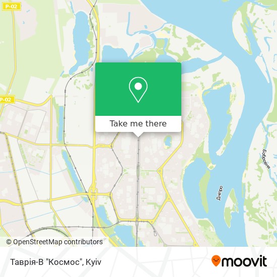 Таврія-В "Космос" map