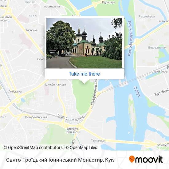 Карта Свято-Троїцький Іонинський Монастир