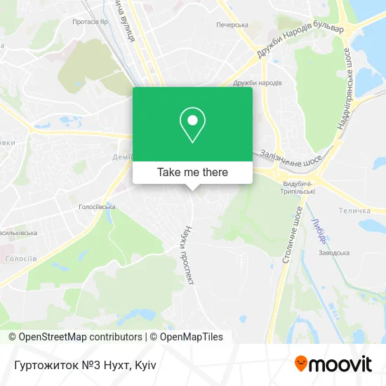 Карта Гуртожиток №3 Нухт