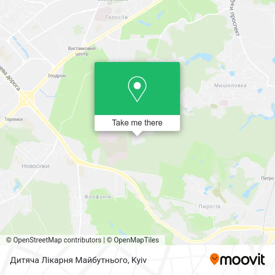 Карта Дитяча Лікарня Майбутнього