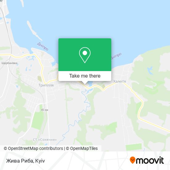 Карта Жива Риба