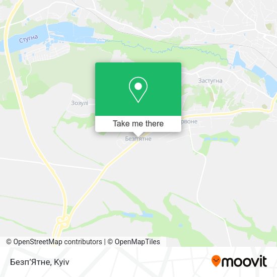 Безп’Ятне map
