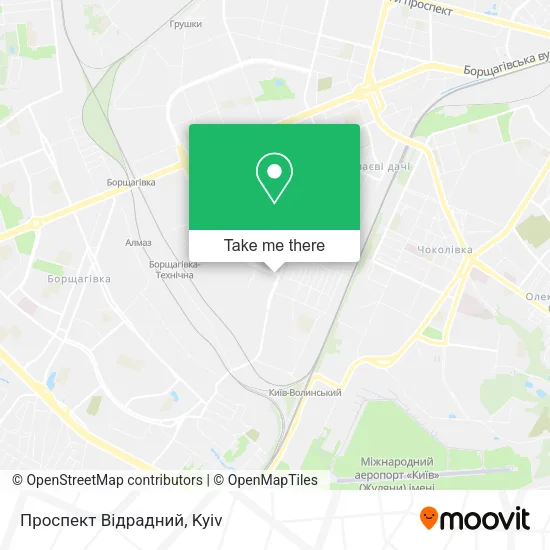Карта Проспект Відрадний