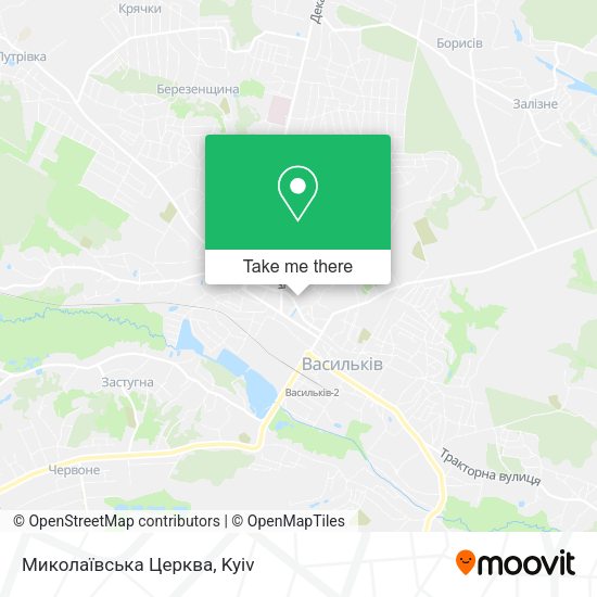 Миколаївська Церква map