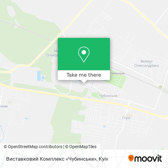 Виставковий Комплекс «Чубинське» map
