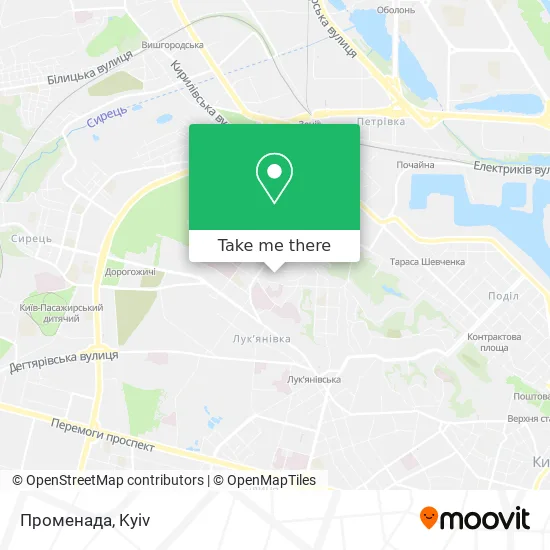 Карта Променада