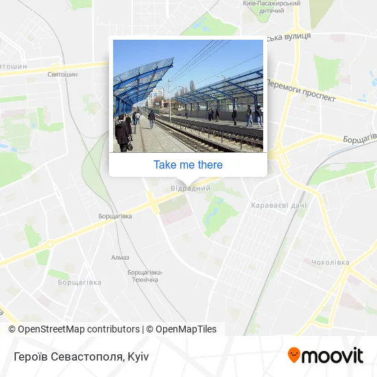 Героїв Севастополя map