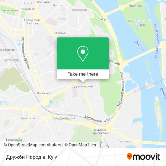 Карта Дружби Народів
