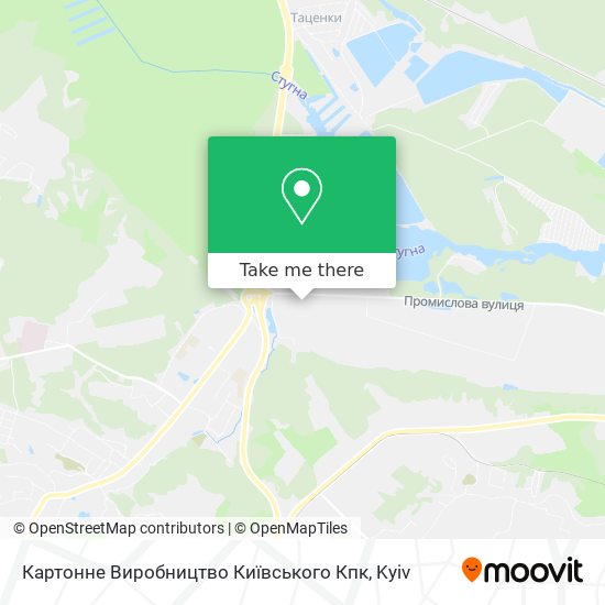 Карта Картонне Виробництво Київського Кпк
