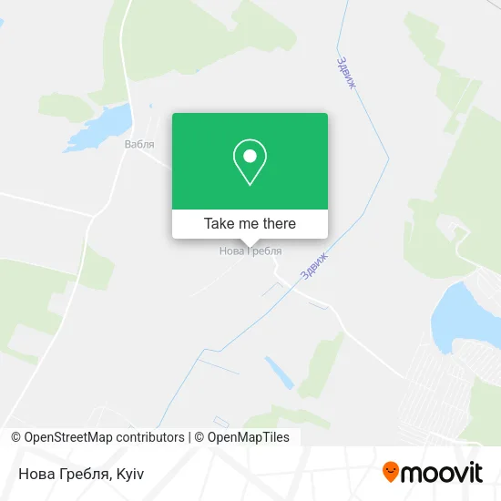 Нова Гребля map