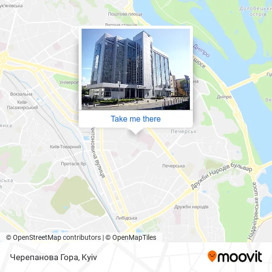Карта Черепанова Гора