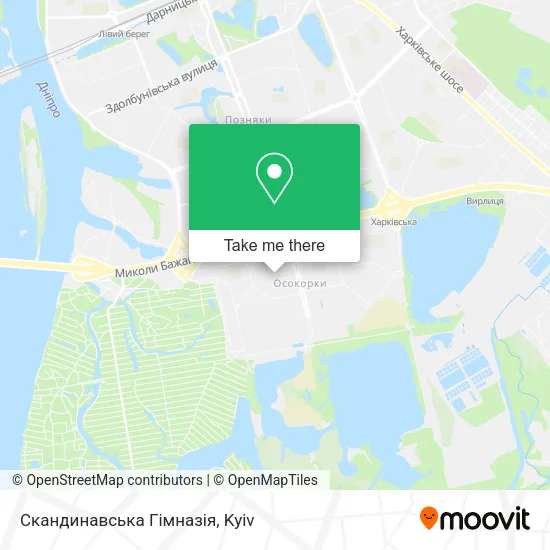 Карта Скандинавська Гімназія