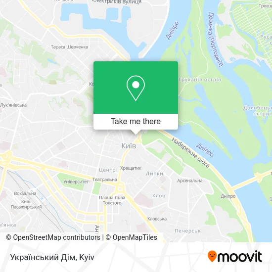 Карта Український Дім