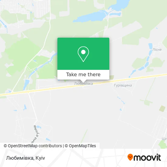 Карта Любимівка