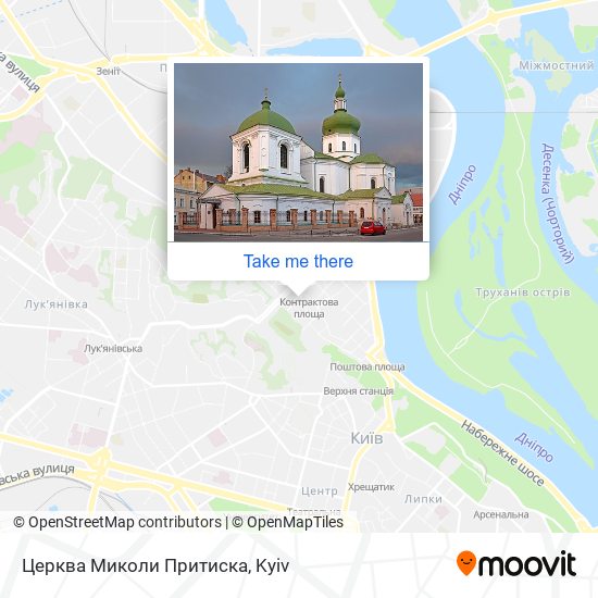 Церква Миколи Притиска map
