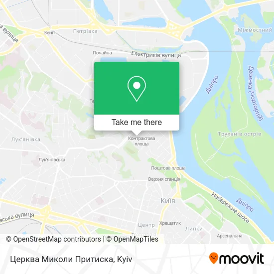 Церква Миколи Притиска map