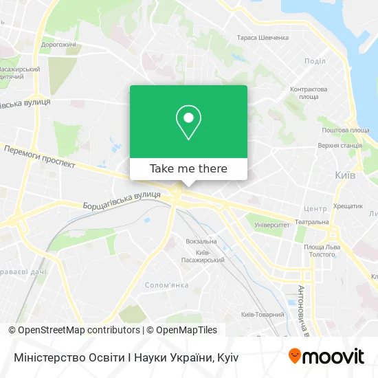 Міністерство Освіти І Науки України map