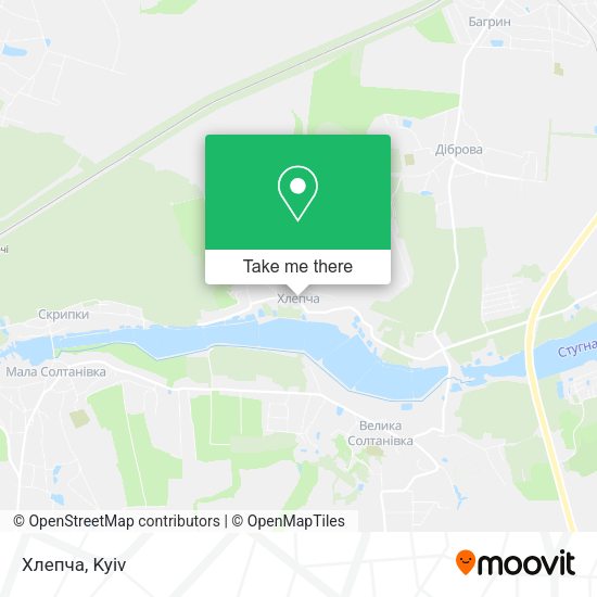 Хлепча map