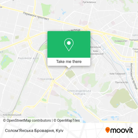 Карта Солом'Янська Броварня
