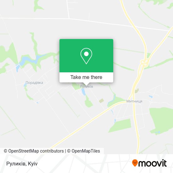 Руликів map
