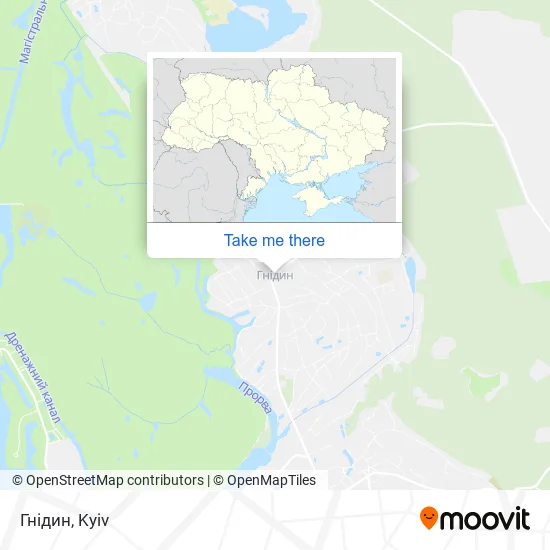 Карта Гнідин