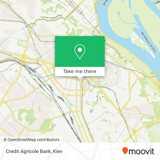 Credit Agricole Bank map