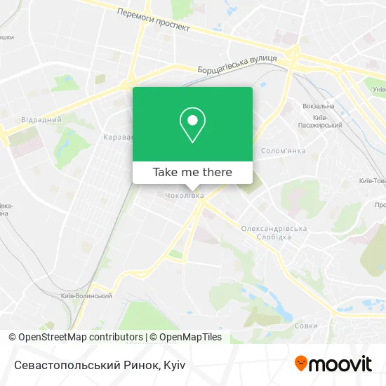 Севастопольський Ринок map