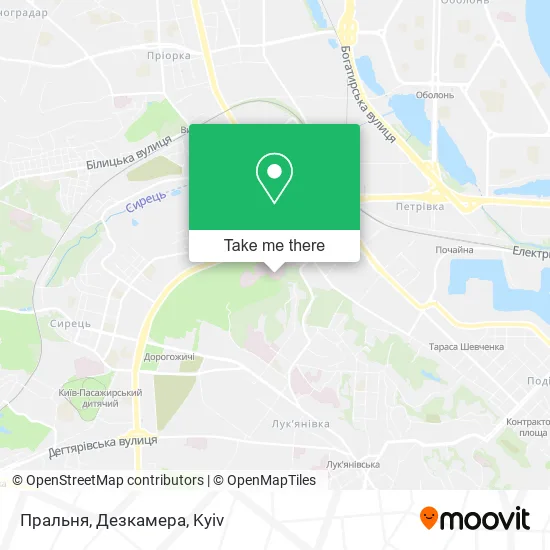 Пральня, Дезкамера map