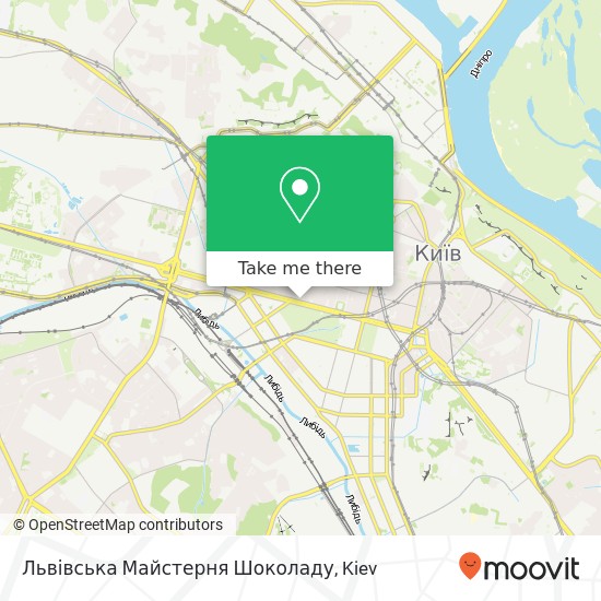 Карта Львівська Майстерня Шоколаду