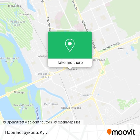 Парк Безрукова map