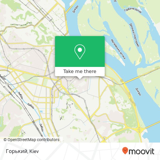 Горький map